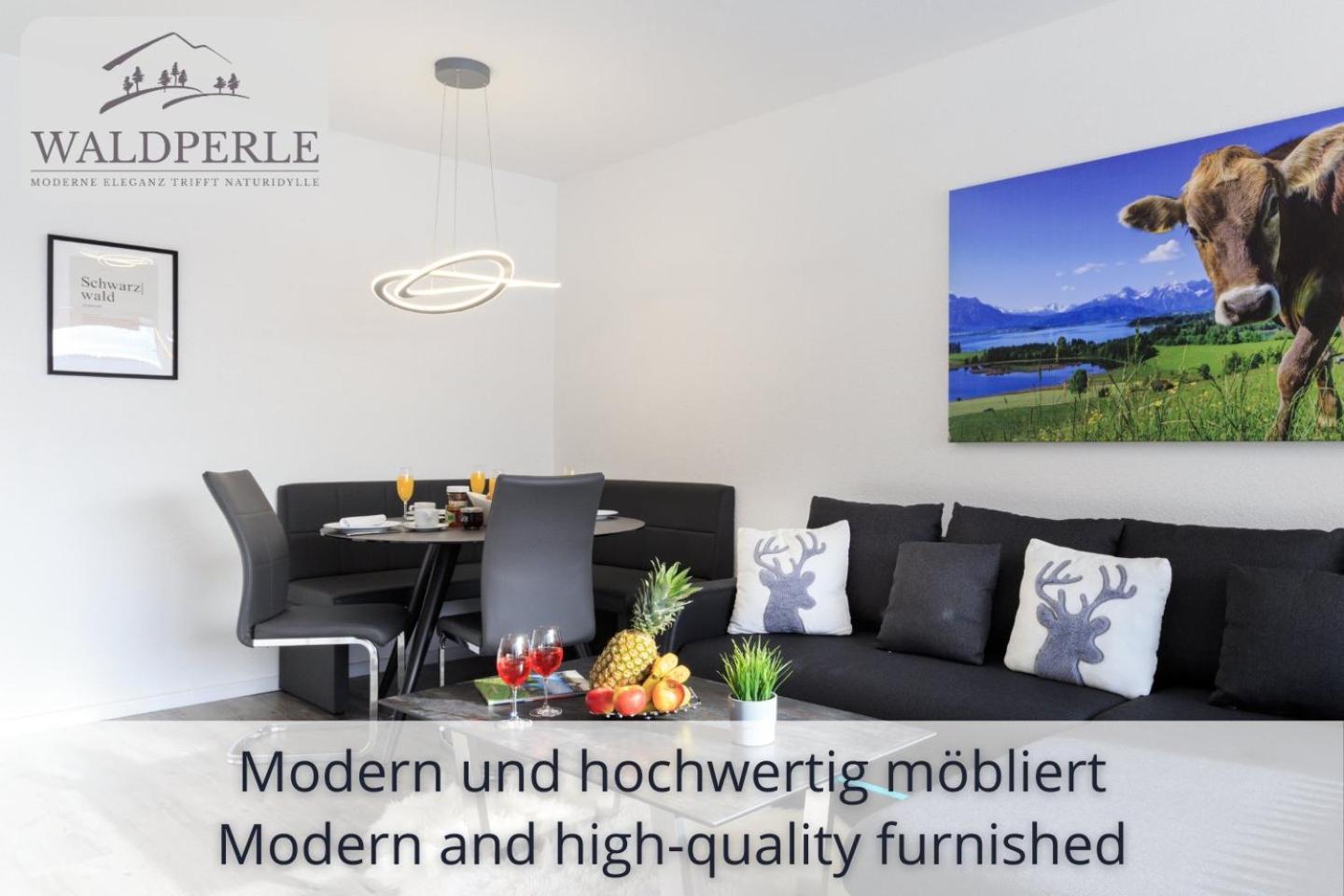 Apartment Bellevue mit Indoor-Pool, Sauna und Tennisplatz Schonach im Schwarzwald Buitenkant foto